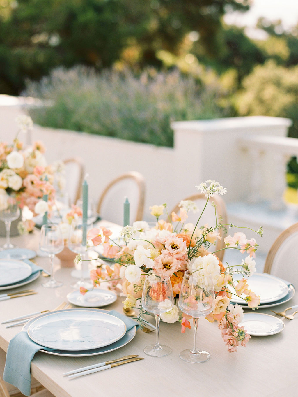 Wedding In Greece - Table setting