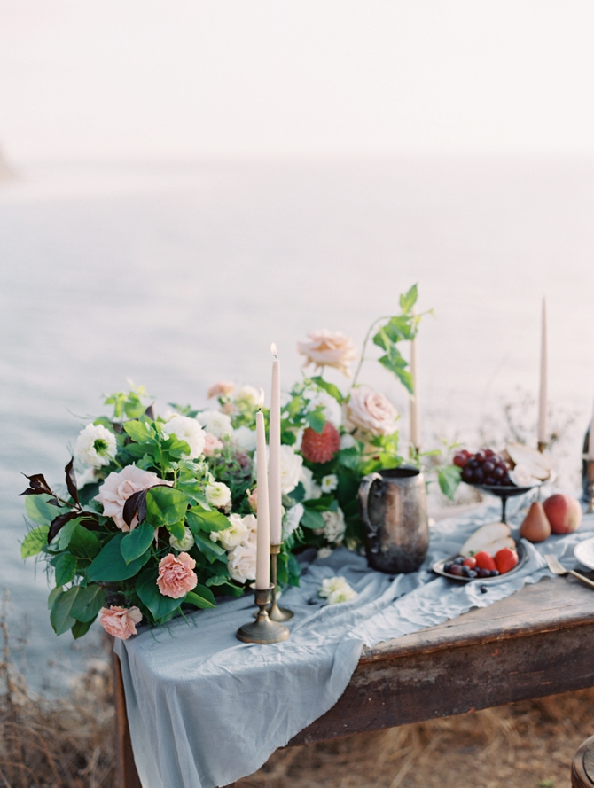 Elopement in Greece - Table Setting