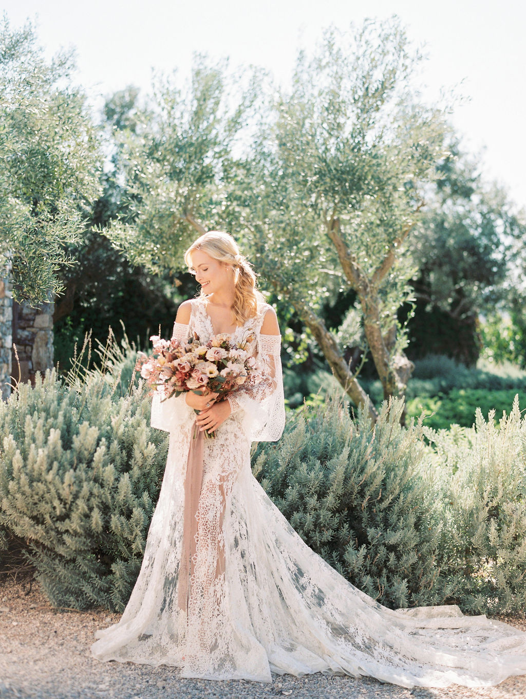 Wedding In Greece At The Margi Farm - Bride Portrait