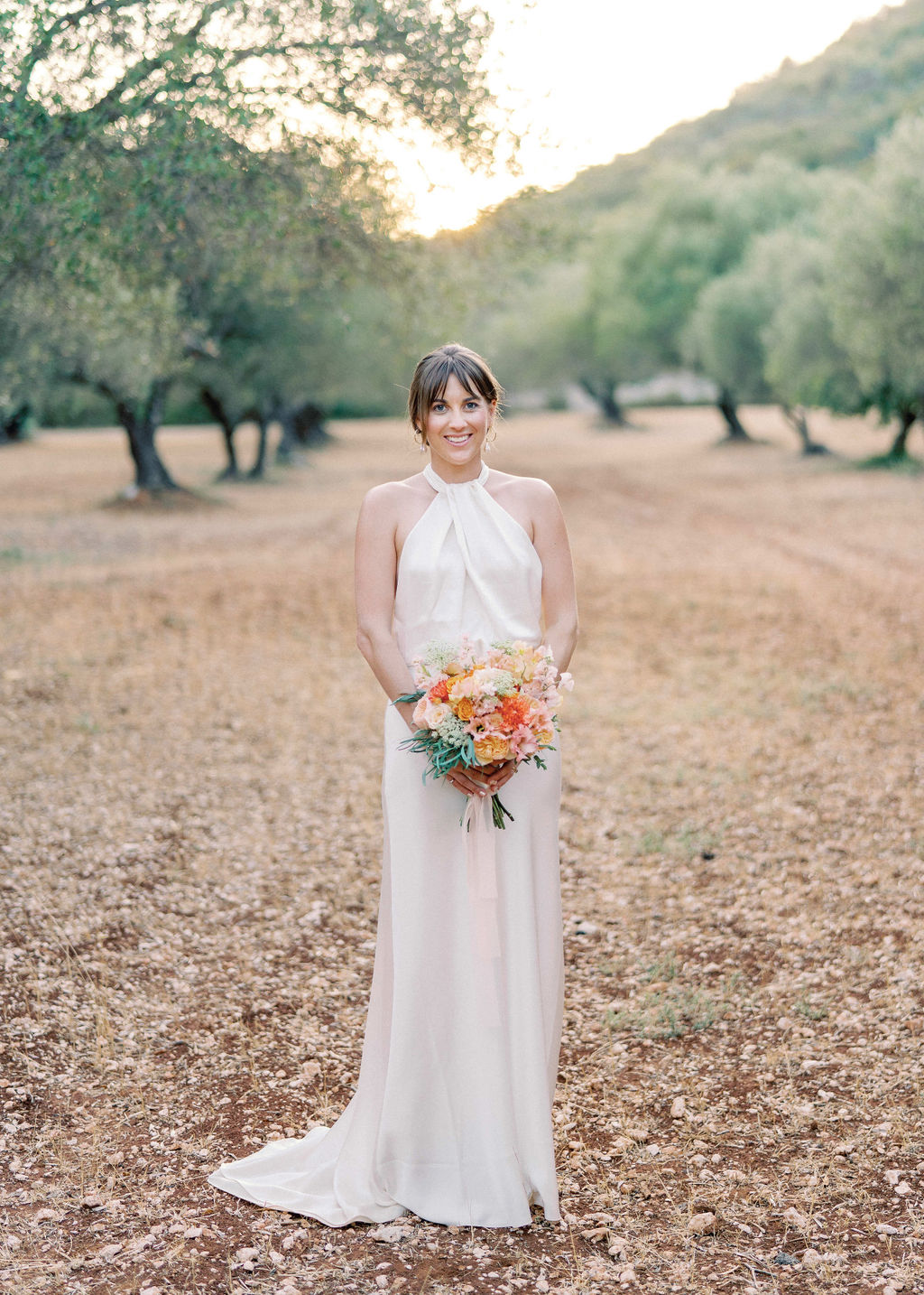 Olive Grove Wedding In Greece - Bride