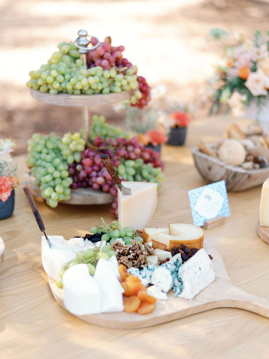 Olive Grove Wedding In Greece - Food Station