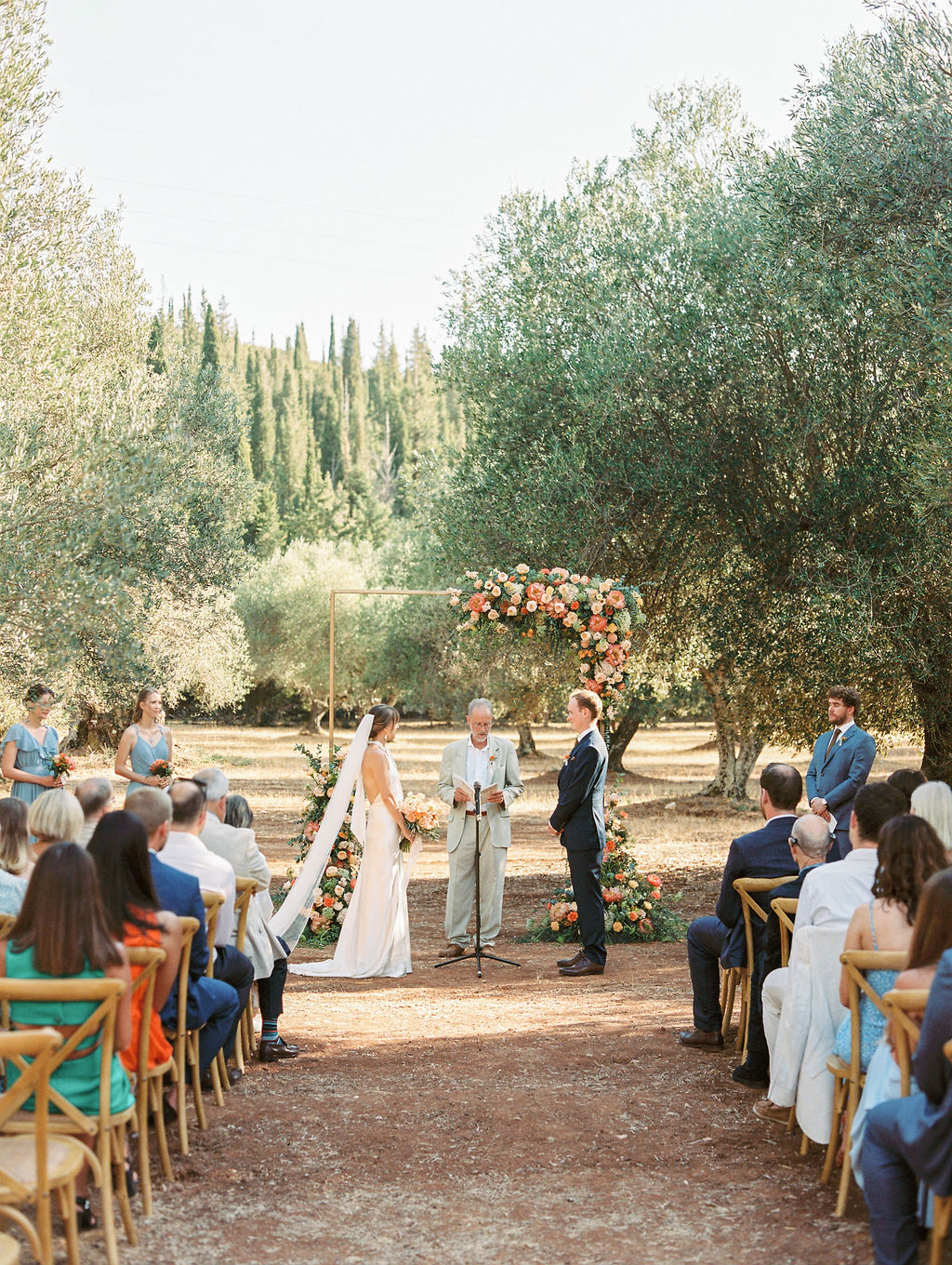 Olive Grove Wedding Ceremony
