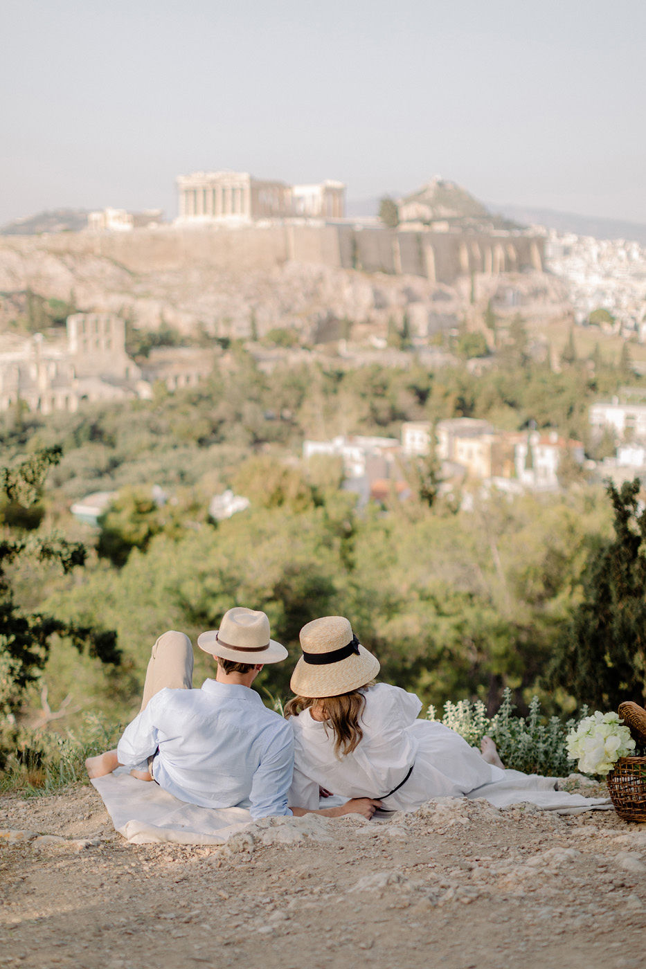 Wedding Proposal In Athens - Picnic